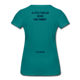 Barbed Wire Women T-shirt - teal